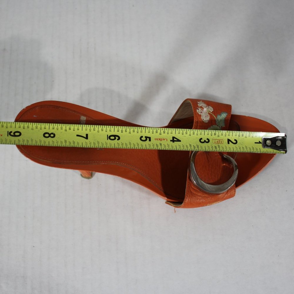 Christian Dior Embroidered Floral Heels M616 - Picture 10 of 11